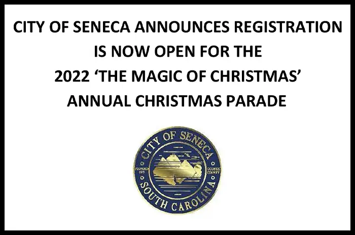 Press Release - 2022 Christmas Parade Registration Open