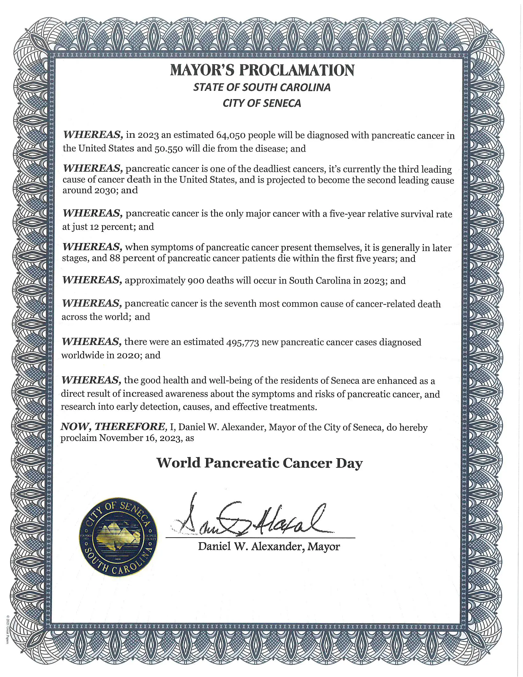 mayor-s-proclamation-world-pancreatic-cancer-day-2023