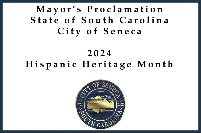 Mayor's Proclamation - Hispanic Heritage Month - 2024