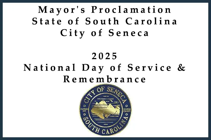 Mayor's Proclamation - National Day of Service & Remembrance - 2025