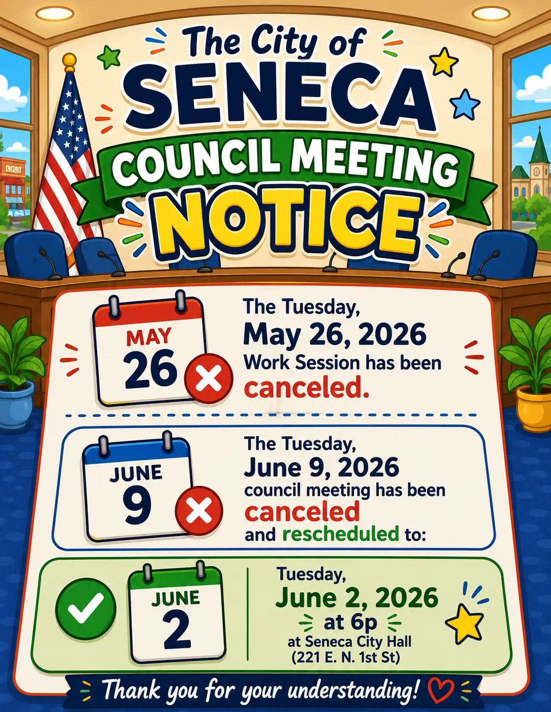city-of-seneca-council-meeting-notices-2026