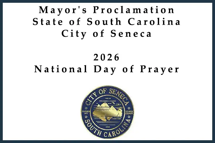 Mayor's Proclamation - National Day of Prayer - 2026